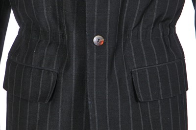 Lot 157 - A Jean Paul Gaultier men's wool pinstripe suit, late 1980s