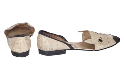 Lot 310 - A pair of Tokio Kumagai 'cat' shoes, late 1980s