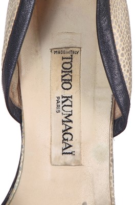 Lot 310 - A pair of Tokio Kumagai 'cat' shoes, late 1980s