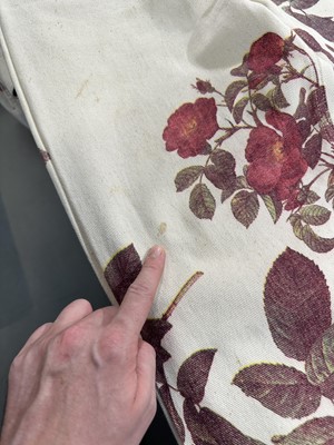 Lot 140 - A Vivienne Westwood men's printed ivory denim ensemble, 'Cafe Society' collection, Spring-Summer 1994