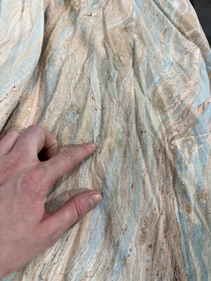 Lot 170 - A Westwood/McLaren power-station print cotton ensemble, 'Nostalgia of Mud (Buffalo)' collection, Autumn-Winter 1982-83