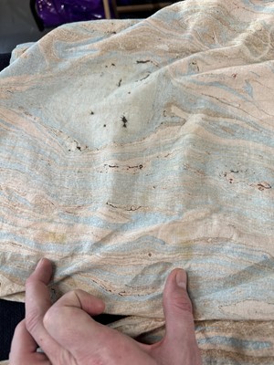 Lot 170 - A Westwood/McLaren power-station print cotton ensemble, 'Nostalgia of Mud (Buffalo)' collection, Autumn-Winter 1982-83