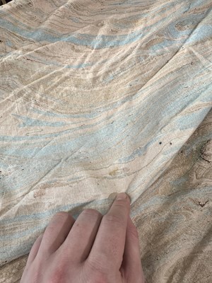 Lot 170 - A Westwood/McLaren power-station print cotton ensemble, 'Nostalgia of Mud (Buffalo)' collection, Autumn-Winter 1982-83