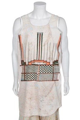 Lot 170 - A Westwood/McLaren power-station print cotton ensemble, 'Nostalgia of Mud (Buffalo)' collection, Autumn-Winter 1982-83