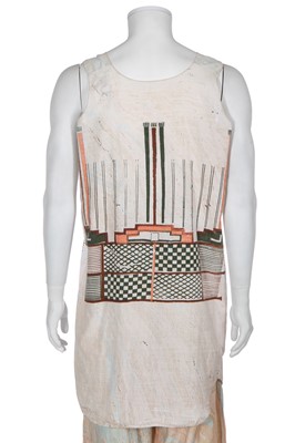 Lot 170 - A Westwood/McLaren power-station print cotton ensemble, 'Nostalgia of Mud (Buffalo)' collection, Autumn-Winter 1982-83