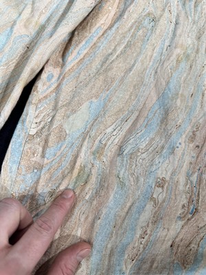 Lot 170 - A Westwood/McLaren power-station print cotton ensemble, 'Nostalgia of Mud (Buffalo)' collection, Autumn-Winter 1982-83