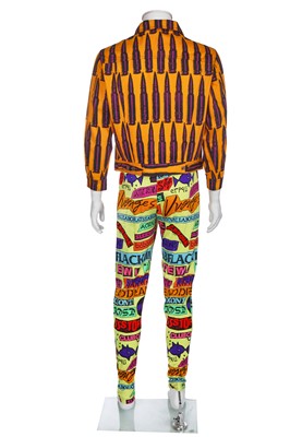 Lot 163 - A Stephen Sprouse printed menswear ensemble, Spring-Summer 1988