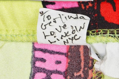 Lot 163 - A Stephen Sprouse printed menswear ensemble, Spring-Summer 1988