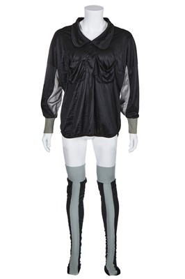 Lot 151 - A Vivienne Westwood sports-inspired ensemble, 'Hypnos' collection, Spring-Summer, 1984