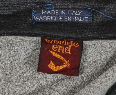 Lot 151 - A Westwood/McLaren sports-inspired ensemble, 'Hypnos' collection, Spring-Summer, 1984