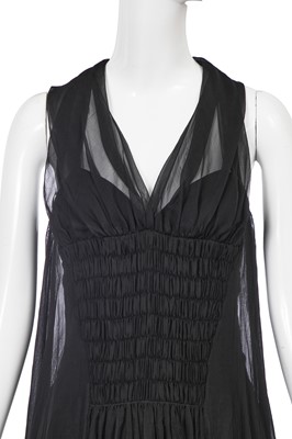 Lot 147 - A Chanel chiffon little black dress, Cruise 2008