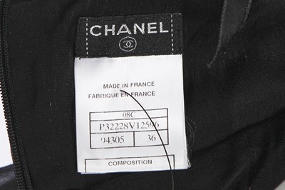 Lot 147 - A Chanel chiffon little black dress, Cruise 2008