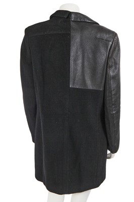 Lot 286 - A Yohji Yamamoto wool and leather jacket, Autumn-Winter 2002-03