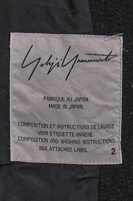 Lot 286 - A Yohji Yamamoto wool and leather jacket, Autumn-Winter 2002-03