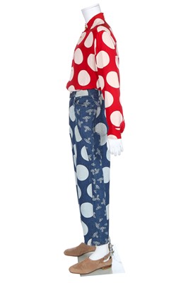 Lot 164 - A Vivienne Westwood men's polka-dot ensemble, 'Mini Crini' collection, Spring-Summer 1986