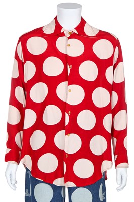 Lot 164 - A Vivienne Westwood men's polka-dot ensemble, 'Mini Crini' collection, Spring-Summer 1986