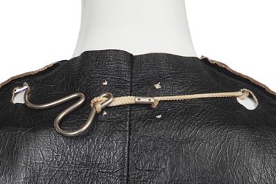 Lot 232 - A Maison Martin Margiela 'Flat' leather jacket and metal hook, Spring-Summer 1998