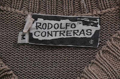 Lot 335 - Two Rodolfo Contreras intarsia-knit jumper ensembles, 1980s