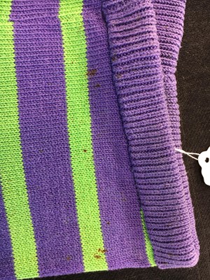 Lot 335 - Two Rodolfo Contreras intarsia-knit jumper ensembles, 1980s