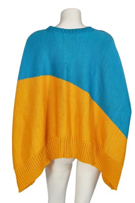 Lot 337 - A Rodolfo Contreras extra wide intarsia-knit reclining nude jumper, 1980s