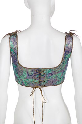 Lot 139 - A Basia Zarzycka fancy dress ensemble worn to Elton John's 50th birthday party, 1997