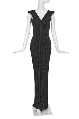 Lot 176 - A Christian Dior by John Galliano black silk crêpe dress, commercial collection 2005