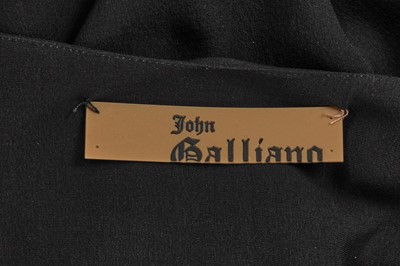 Lot 180 - A John Galliano beaded black crêpe georgette evening dress, 'The Family That Eats Together Stays Together' collection, Autumn-Winter 2007-08