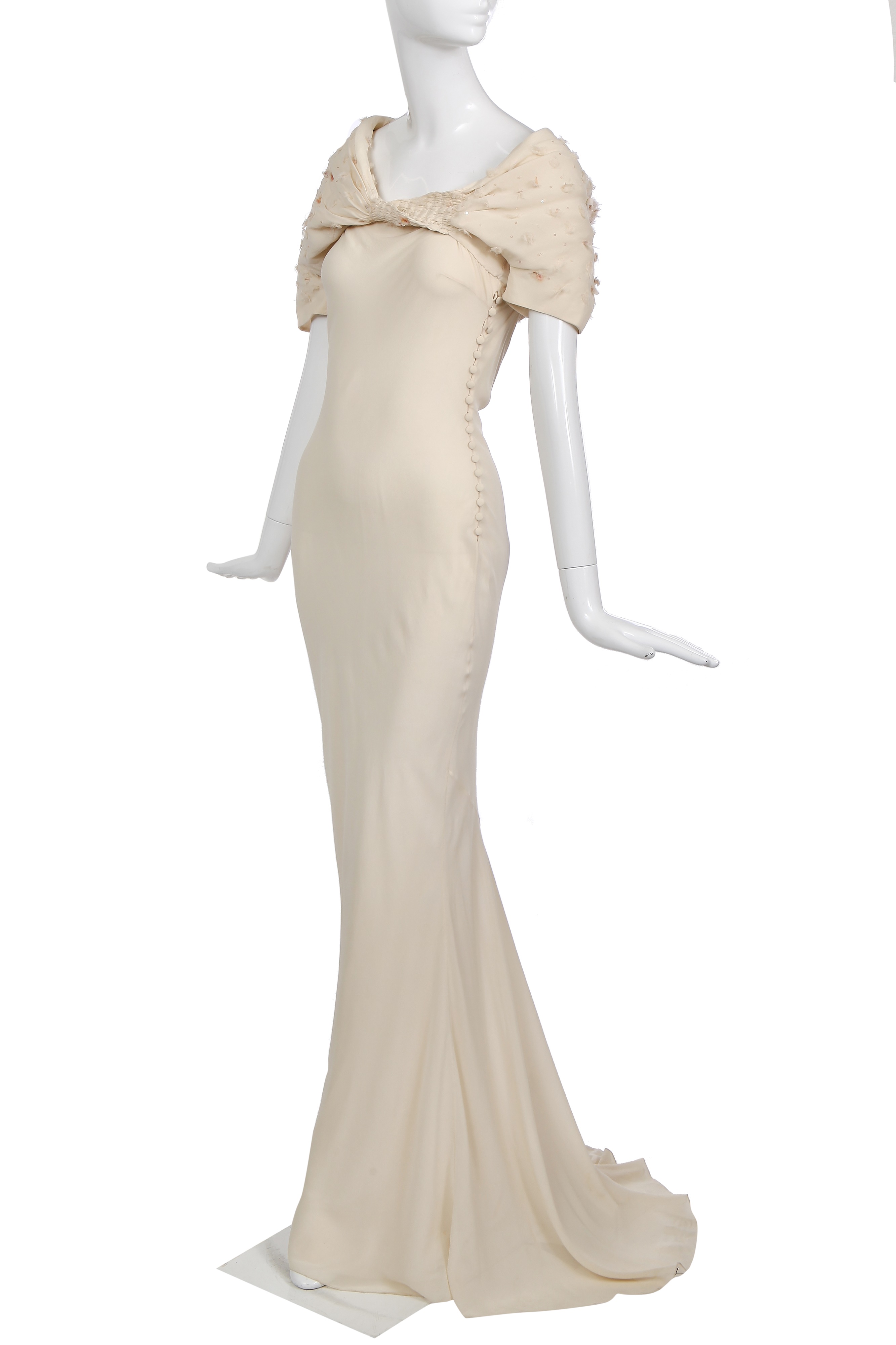 【2025年】もらって嬉しいお歳暮 人気ランキング Lot 172 georgette crêpe cream Galliano John A - スーツ・フォーマル・ドレス