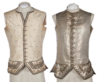 Lot 228 - Two gentlemen's waistcoats, circa 1770-80