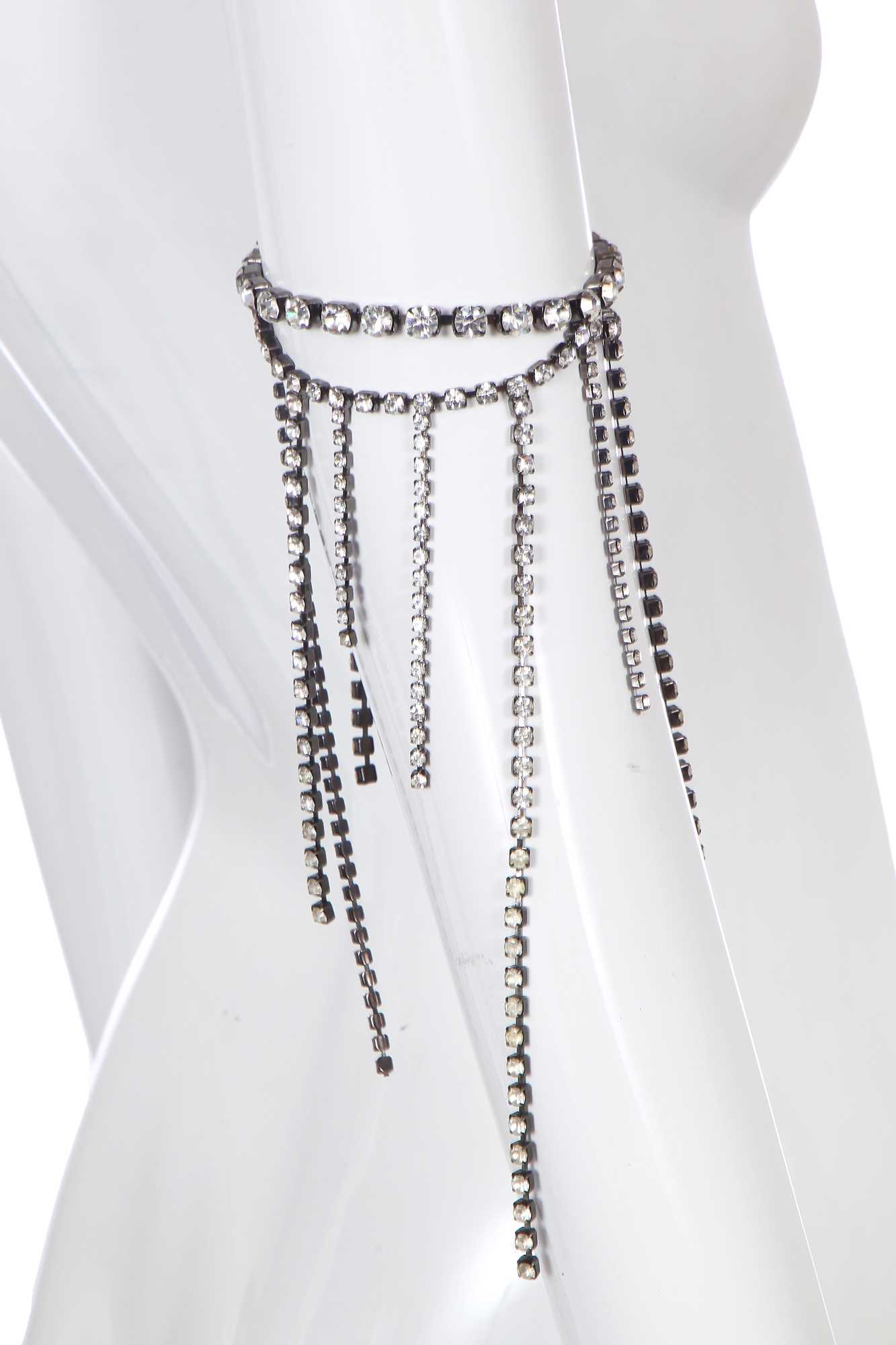Lot 229 - A Maison Martin Margiela rhinestone brassard, Spring-Summer 2004