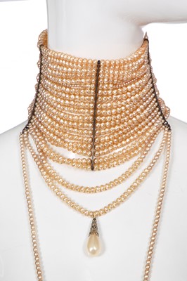 Lot 122 - A Christian Dior by John Galliano Maasai choker necklace, 'In a Boudoir Mood' collection, Spring-Summer 1998