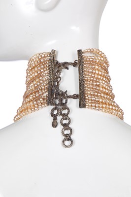 Lot 122 - A Christian Dior by John Galliano Maasai choker necklace, 'In a Boudoir Mood' collection, Spring-Summer 1998