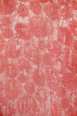 Lot 292 - An Issey Miyake printed silk gauze summer ensemble, Spring-Summer, 1986