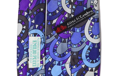 Lot 216 - 25 Emilio Pucci men's printed silk ties