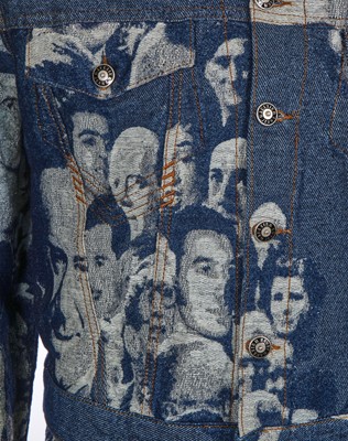 Lot 75 - Jean Paul Gaultier men's woven denim suit, 'Les Andro-jean's' collection, Spring-Summer 1993