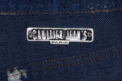 Lot 75 - Jean Paul Gaultier men's woven denim suit, 'Les Andro-jean's' collection, Spring-Summer 1993