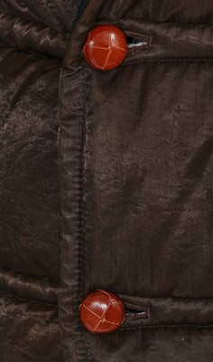 Lot 162 - A Jean Paul Gaultier men's brown puffer jacket, probably Autumn-winter 1987-88