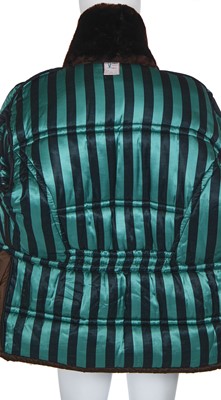 Lot 162 - A Jean Paul Gaultier men's brown puffer jacket, probably Autumn-winter 1987-88