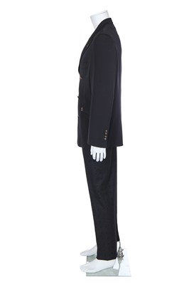 Lot 49 - A Matsuda men's black wool ensemble, late 1980s-1990s