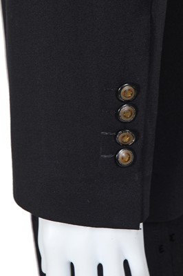 Lot 49 - A Matsuda men's black wool ensemble, late 1980s-1990s