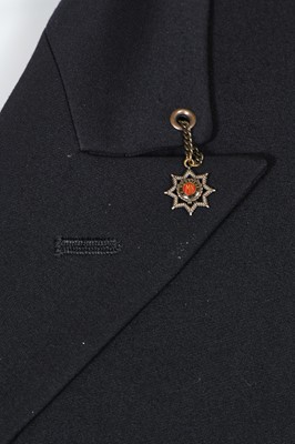 Lot 49 - A Matsuda men's black wool ensemble, late 1980s-1990s