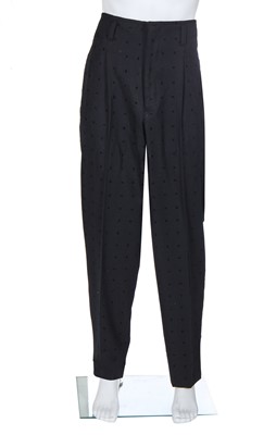 Lot 49 - A Matsuda men's black wool ensemble, late 1980s-1990s