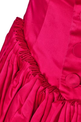 Lot 384 - A fine Balenciaga haute couture pink satin ball gown, Autumn-Winter, 1955-56