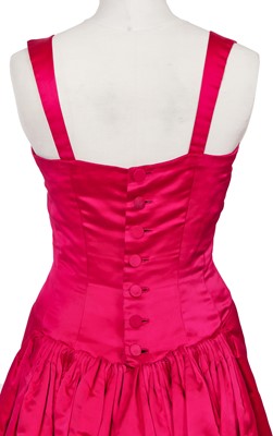 Lot 384 - A fine Balenciaga haute couture pink satin ball gown, Autumn-Winter, 1955-56