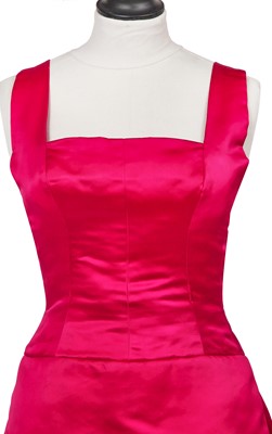 Lot 384 - A fine Balenciaga haute couture pink satin ball gown, Autumn-Winter, 1955-56