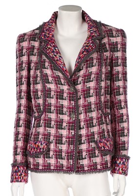 Lot 234 - Two Chanel cotton-blend jackets, 2000s,...