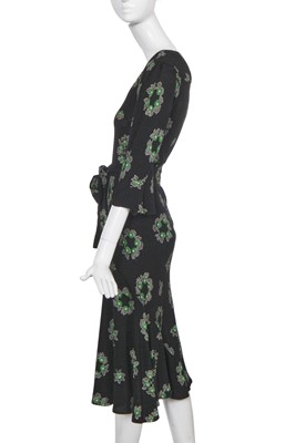 Lot 655 - An Ossie Clark/Celia Birtwell for Radley printed moss crêpe dress, 1970s