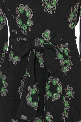 Lot 655 - An Ossie Clark/Celia Birtwell for Radley printed moss crêpe dress, 1970s