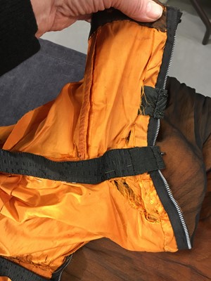 Lot 385 - A Jean Dessès haute couture chiffon evening gown, circa 1956