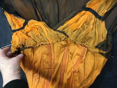 Lot 385 - A Jean Dessès haute couture chiffon evening gown, circa 1956